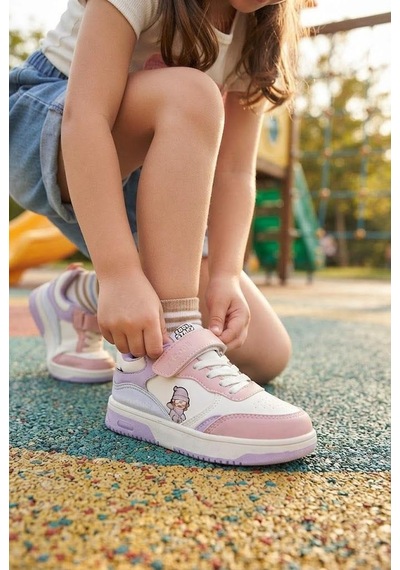 Fort Cool Starex Rahat Esnek Sneaker Kız Çocuk Spor Ayakkabı Pudra