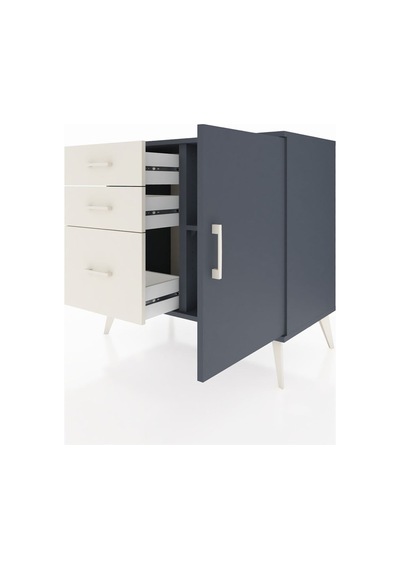 Hyperion Şifonyer Tek Raflı 3 Çekmeceli Tek Kapaklı 88x44x80 Antrasit-antrasit/aytaşı Antrasit/aytaşı Hyperion Şifonyer Tek Raflı 3 Çekmeceli Tek Kapaklı 88x44x80 Antrasit-antrasit/aytaşı Antrasit/aytaşı