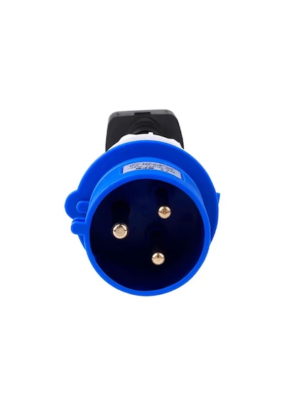 Tesla Mavi Adaptör 7.4 Kw 3/32 A Blue Adapter Mobil Connector Konnektör Uyumlu Aparat 7.4 kW