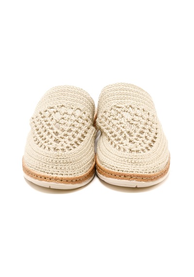 Terlik Kadın Bbs Jmy John May Knitwear Slippers Cream Krem