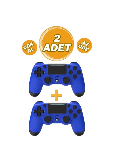 Ps 4 Joystick Tablet Telefon Pc Uyumlu Titreşimli Oyun Kolu 2 Adet