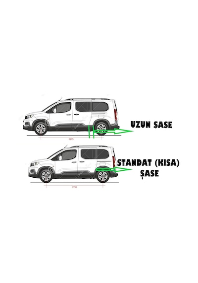 Fiat Doblo Uzun Şase Uyumlu 2023 2024 2025 2026 2027 Araca Özel Yan Basamak