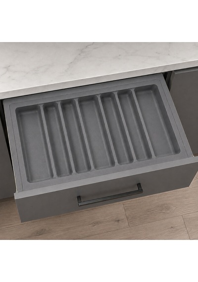 Starax 84x49 Gri Plastik Kepçelik 7 Gözlü Modül 90cm S-2690-gp Çok Renkli