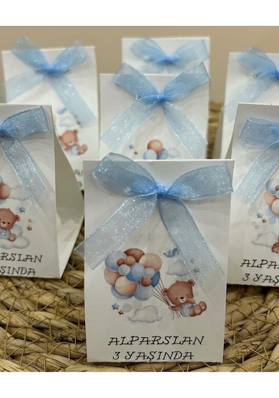 Bernami Mumluk Şamdanpinterest Söz, Kına , Doğum, Doğum Günü, Ayıcık Kutu Süslemeli Mum - 15 Adet Diğer