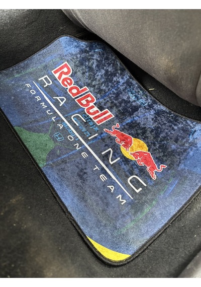 Lüx Oto Halı Paspas Desenli Yıkanabilir Unıversal Her Araca Uyumlu Redbulll