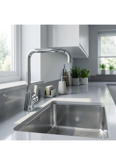 Ideal Standard Idealstream Kuğu Eviye Bataryası-krom krom