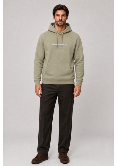 Redline Consume Erkek Regular Fit Kapüşonlu Sweatshirt Çağla Yeşil