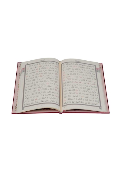 Orta Boy Beşli Cüz Kur'an-ı Kerim (Yeşil, Özel Kutulu, Mühürlü)