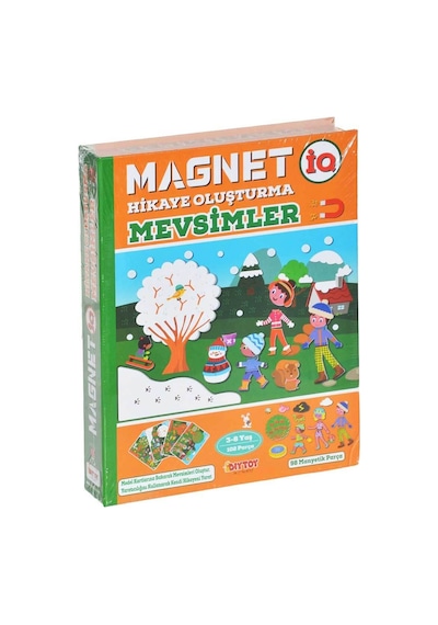 Mevsimler Eğitici Puzzle Manyetik Oyuncaklar Oyuncaklar Magnet Hikaye Oluştur. Zeka