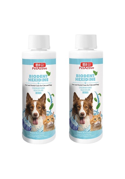 Bio Petactive Biodent Hexidine Kedi Ve Köpekler İçin Ağız Bakım Ürünü 250 Ml X 2 Adet