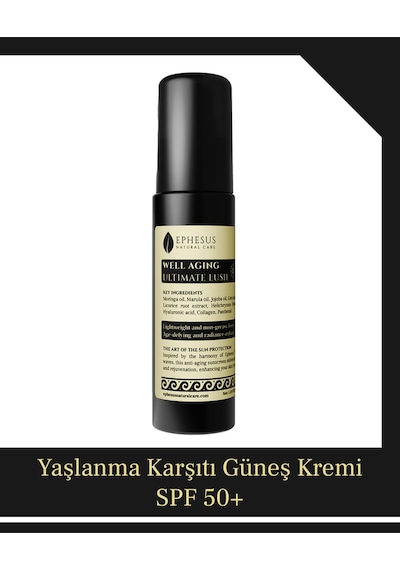 Well Aging Ultimate Lush İnce Çizgi Ve Kırışıklık Azaltıcı Yaşlanma Karşıtı Spf 50+ Güneş Kremi 50ml