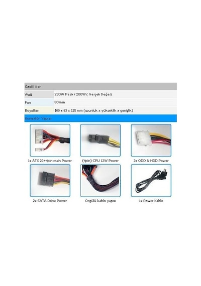Slim Power Supply 250 Watt