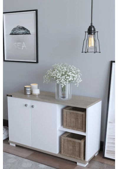 Süper Basic Ayakkabılık 2 Kapaklı Açık Raflı Portatif Dolap Çok Amaçlı Raf Cordoba Beyaz-cordoba Süper Basic Ayakkabılık 2 Kapaklı Açık Raflı Portatif Dolap Çok Amaçlı Raf Cordoba Beyaz-cordoba