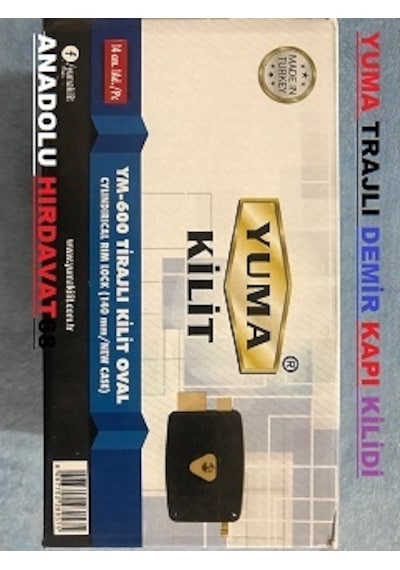 Yuma Trajlı Demir Doğrama Kapı Kilidi Ym-600 Trajlı Kilit