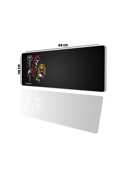 Sonictouch Ultragrand Derin Sarı Kırmızı Siyah Dikişsiz Xl Gaming Oyuncu Klavye Mouse Pad 40x65cm Mousepad
