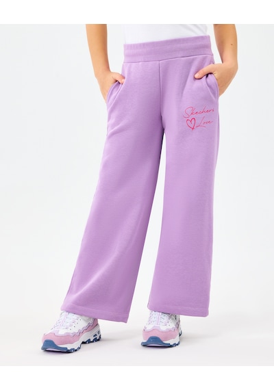 Skechers G Lw Fleece Sweatpant Büyük Kız Çocuk Mor Eşofman Altı Sk2520004-4009 Mor