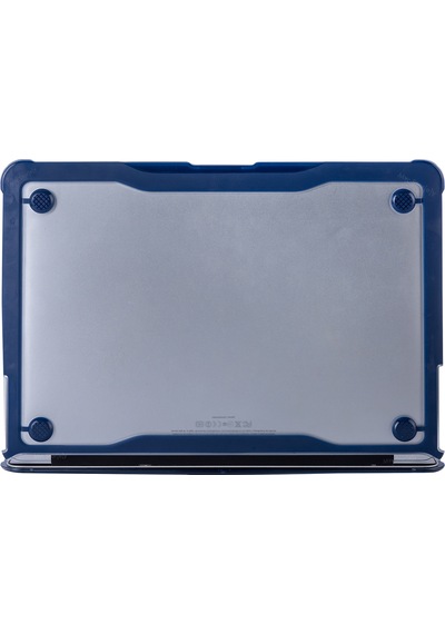 Apple Uyumlu MacBook Air Kılıf Darbe Emici Outdoorhf Touchıd'li A1932 İle 2018/2019 Mavi
