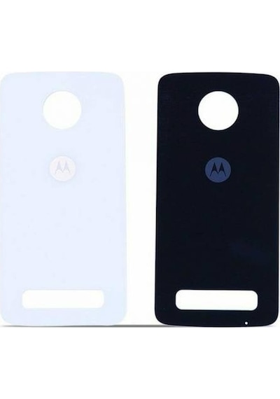 Senalstore Motorola Moto Z Play Droid Xt1635 Arka Pil Batarya Kapak Cam - Siyah