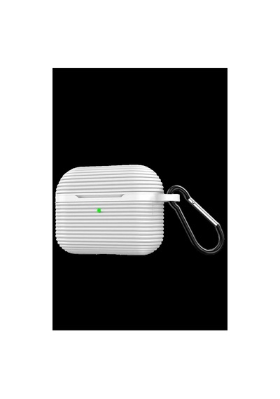 Apple Uyumlu Airpods 4 4.nesil /airpods 5 5.nesil Raven Silikon Kılıf - Beyaz Düz Renkli