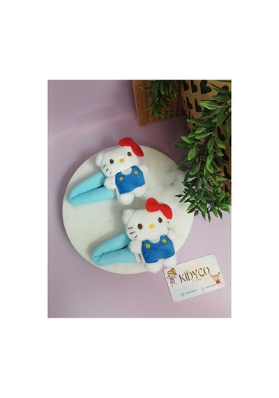 Peluş Figürlü Çıt Çıt Toka 10 Cm 1 Adet Çok Renkli