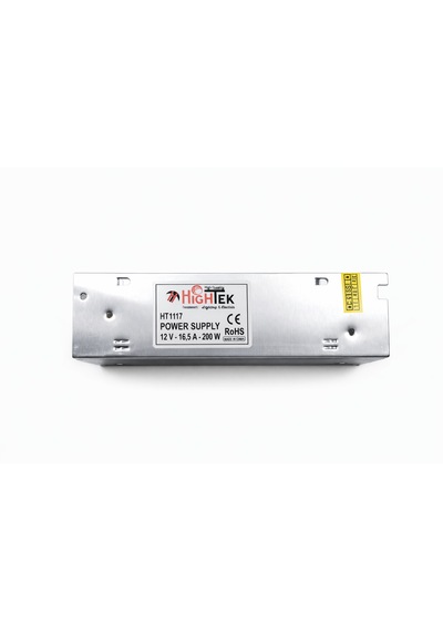 12v 16.5a Metal Kasa Güç Kaynağı Ip20 198w Kalın Kasa Trafo Adaptör