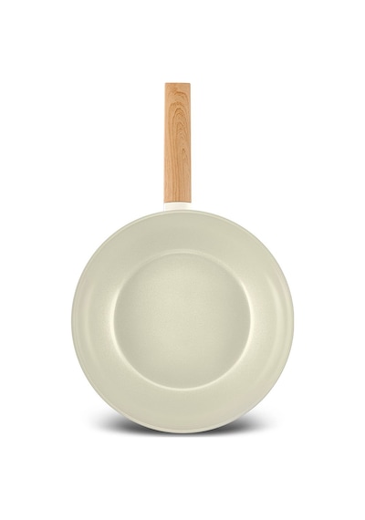 Karaca x Refika Swiss Crystal Almond Cream 28 Cm Wok Tava Ind