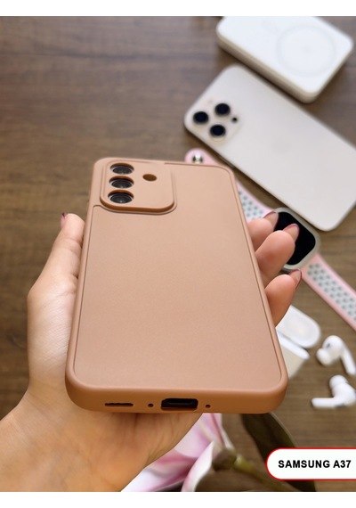 Samsung Galaxy A37 Uyumlu Kamera Korumalı Darbeye Dayanıklı Renk Atmayan Keep Silikon Kılıf Kahverengi Samsung Galaxy A37 Uyumlu Kamera Korumalı Darbeye Dayanıklı Renk Atmayan Keep Silikon Kılıf Kahverengi