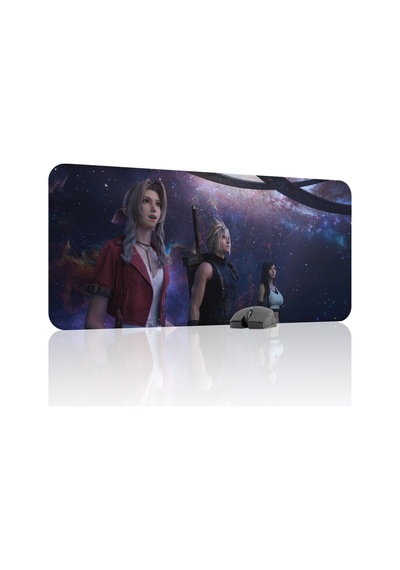 Final Fantasy Kaymaz Dikişli Kauçuk Oyuncu Mousepad V3 - 90x40 Xxl Gaming Mouse Pad Fare Altlığı