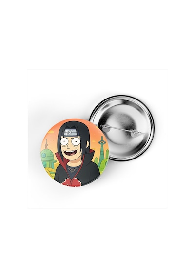 Itachi Uchiha - 44 Mm İğneli Çanta Rozeti - 5 Adet Diğer