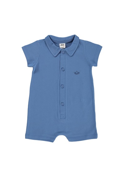 Civil Baby Yelken Baskılı 6-18 Ay Tulum - Mavi İndigo