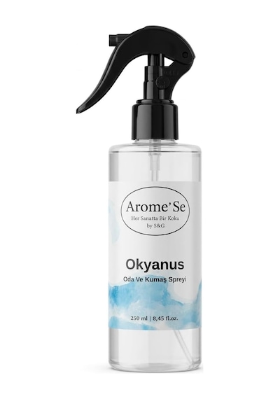 Arome Se Oda Ve Kumaş Kokusu 250 Ml Okyanus Açık Gri
