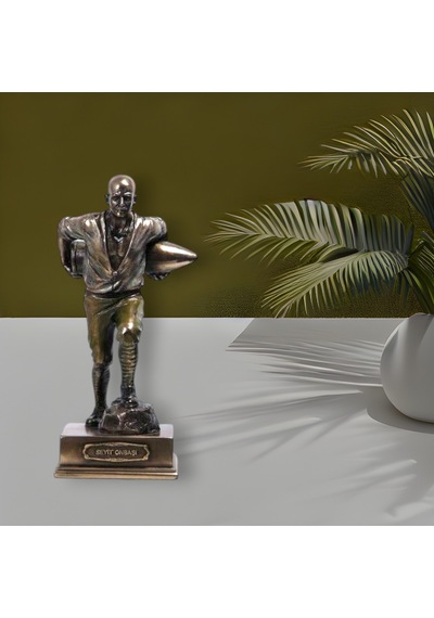 Veronese Seyit Onbaşı Bronz Renk Koleksiyon Figür 18cm