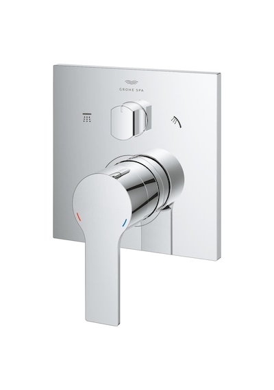 Grohe 29176001 Allure Tek Kumandalı 3 Yönlü Banyo Bataryası Gümüş