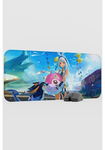 Mualani Genshin Impact Anime Gacha V5 - 70x30 Xl Gaming Mouse Pad Fare Altlığı