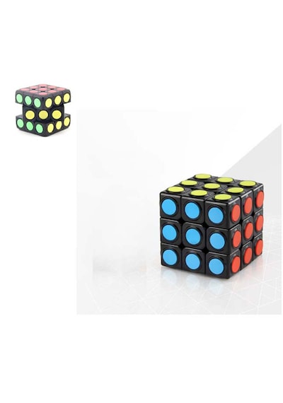 Boncuklu Zeka Küpü Küçük Rubik Küp Sabır Küpü 1 Adet Ebat: 5,5 Cm X 5,5 Cm