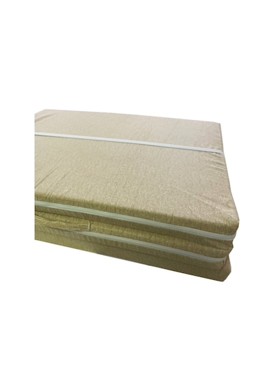 Tek Kişilik Katlanır Yer Yatağı Sünger Yatak Cappuccino Kırçıllı 80x180 Cm-6 Cm