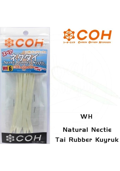 Coh Natural Nectie Tai Rubber Kuyruk - Wh