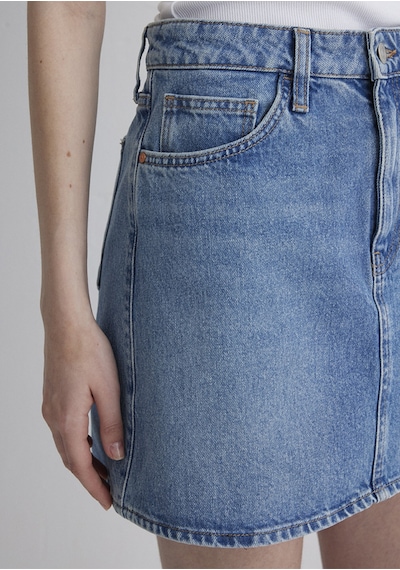 Mavi - Bailey Classic Denim Gölgeli İndigo Mavisi Jean Etek 1310204-87098 Mavi