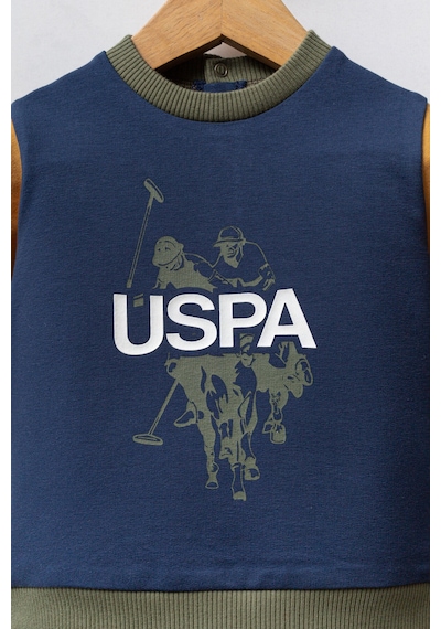 U.S. Polo Assn. Erkek Bebek Haki Takım Haki