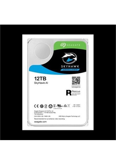 Seagate Skyhawk Aı, St12000ve001, 3.5&quot , 12tb, 256mb, 7200rpm, Güvenlik, Hdd