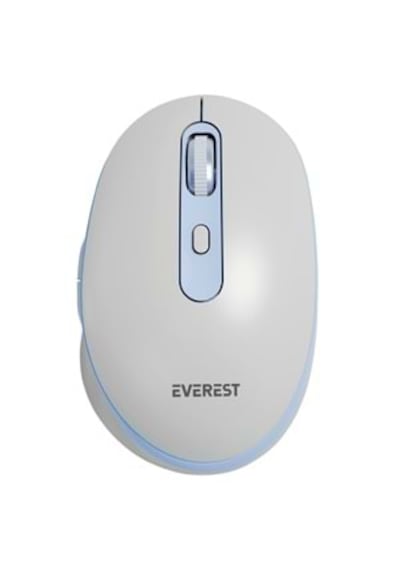 Everest Sm-bt42 Usb Beyaz/mavi 3in1 Bluetooth Ve 2.4ghz Şarj Edilebilir Kablosuz Mouse