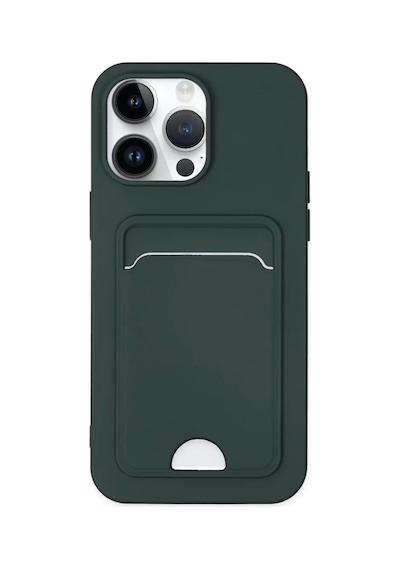 Newface Apple iPhone Uyumlu 14 Pro Kılıf Kelvin Kartvizitli Silikon