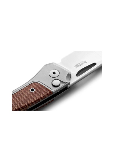Lionsteel Twain- Gray Titanium / Natural Canvas Kamp Çakı Çok Renkli