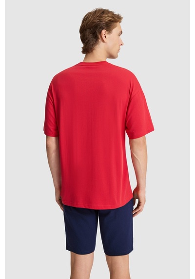 U.S. Polo Assn. U.s. Polo Assn. Erkek Kırmızı Tişört 50327160-vr171 Basıc Kırmızı