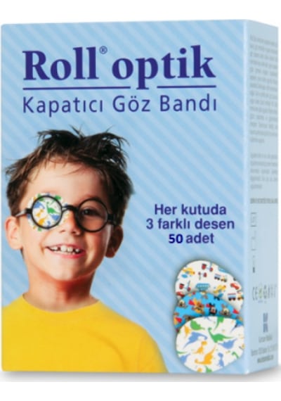 Roll Optik Erkek Kapatıcı Göz Bandı 50 Adet