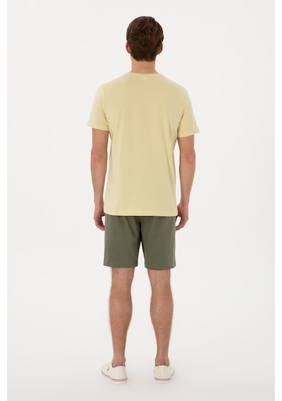 U.s. Polo Assn. Erkek Koyu Haki Şort Örme 50305933-vr111 Koyu Haki