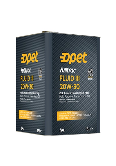Opet 20W-30 Fulltrac Fluid III Şanzıman Yağı 16 L
