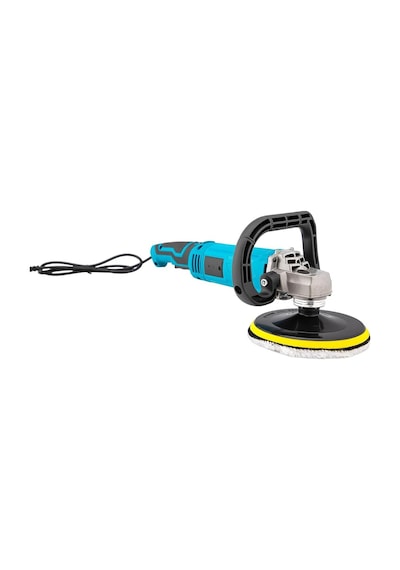 Bakır Sargı Yüksek Motor Gücü Devir Ayarlı Polisaj Zımpara Cila Pasta Cila Makinesi 180mm Çanta