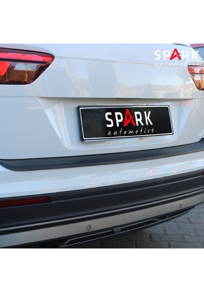 Volkswagen Tiguan 2016- Yılı Ve Sonrası Uyumlu Arka Tampon Eşiği Mat Siyah