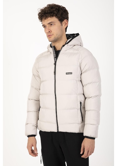 Maraton Sportswear Regular Erkek Kapşonlu Uzun Kol Basic Taş Rengi Mont 21259-taş Rengi Taş